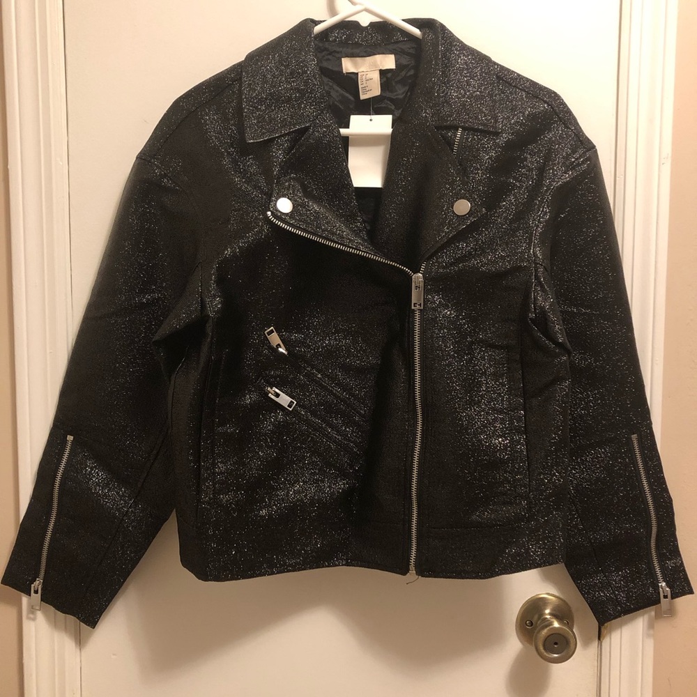 H&M Black Sparkle Jacket (NEW WITH TAG)